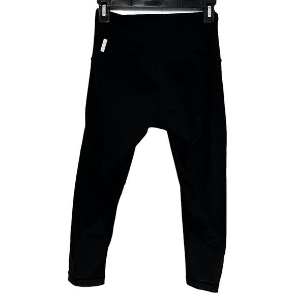 ZELLA Black Cropped Skinny Pull On Workout Athletic Stretch Knit Leggings S - Picture 11 of 16